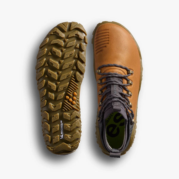 Vivobarefoot Magna Forest ESC Barna Férfi Barefoot Magasszárú Cipő