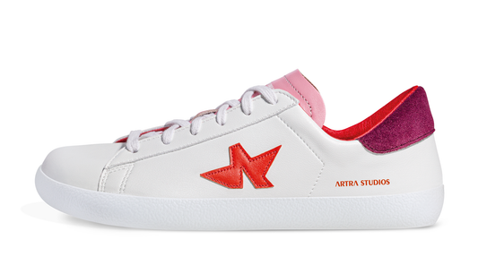 Artra Sky fehér/piros/rózsaszín tornacipő