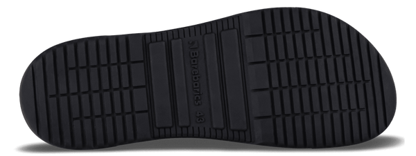 Barebarics Zing – teljesen fekete bőr barefoot sneaker