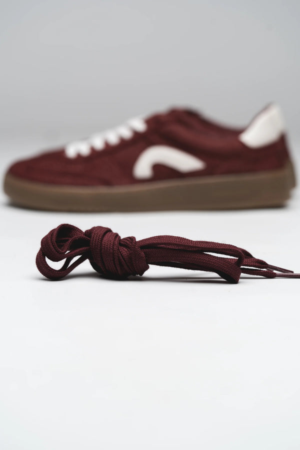 Ohne Project 070 Burgundi Mezítlábas Sneaker