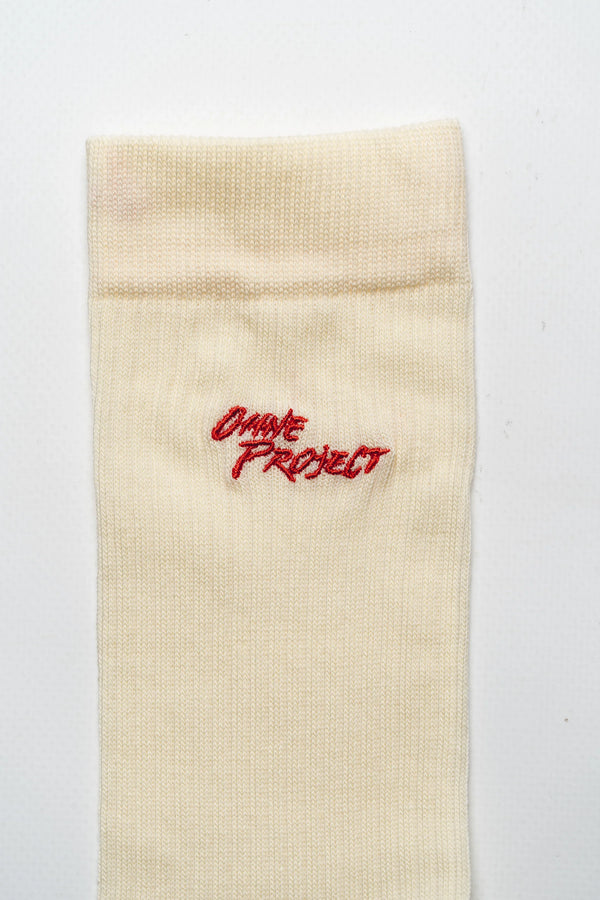 Ohne Project Barefoot Cream/Red Classic Socks