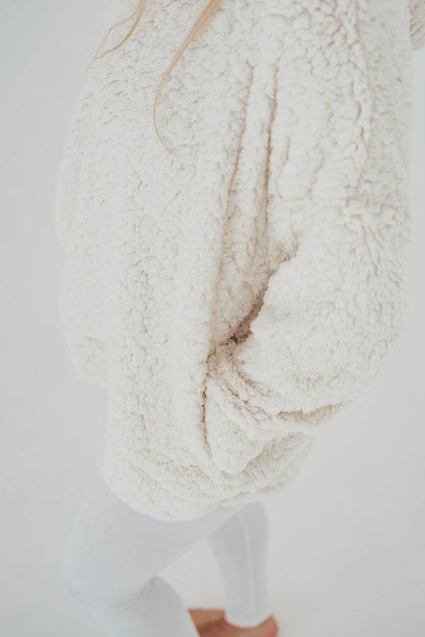 PatentDuo SHERPA pulóver - Krém