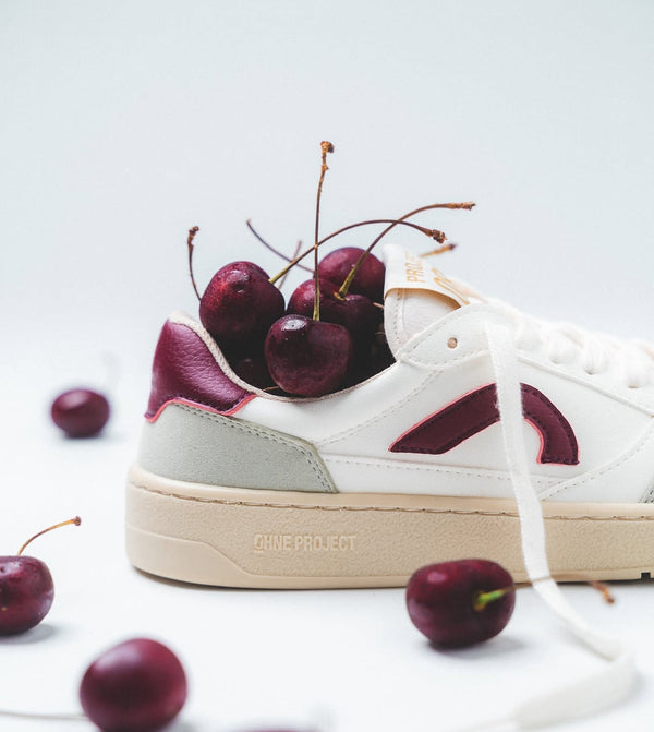 Ohne Project 080 Fehér/Cseresznye Barefoot Sneaker
