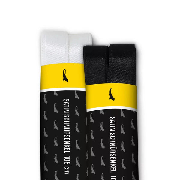 Leguano Szatén cipőfűző fekete