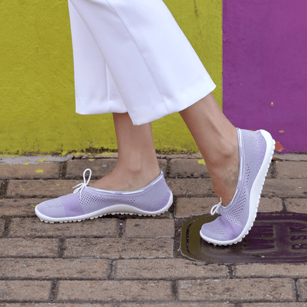 Leguano Style Levendula Balerina Mezítlábas Cipő