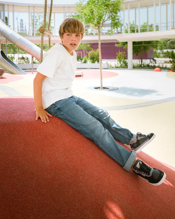 Muris Majorca Junior Fekete Mezítlábas Sneaker