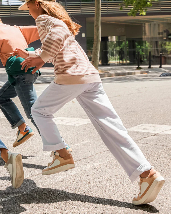 Muris Majorca Junior Fehér/Púder Mezítlábas Sneaker