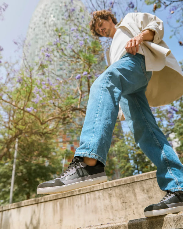 Muris Majorca Férfi Fekete Mezítlábas Sneaker