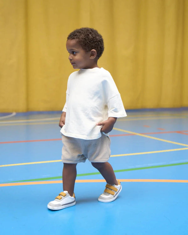 Muris Petra Mini Mezítlábas Cipő Mustár