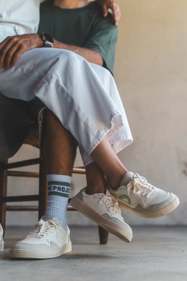 Ohne Project 080 Fehér/Szürke Barefoot Sneaker