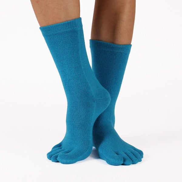 TOETOE® - Mid Calf Essential Socks - Turquoise