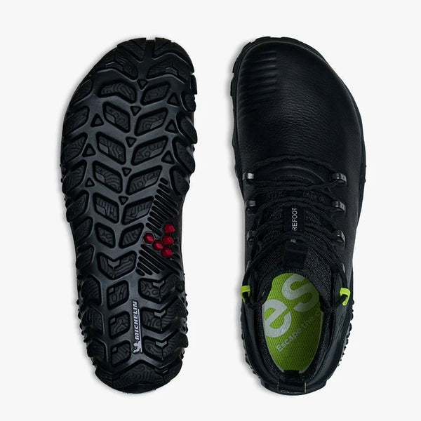 Vivobarefoot Magna Forest ESC Obszidián/Lime Női Magasszárú Barefoot Cipő