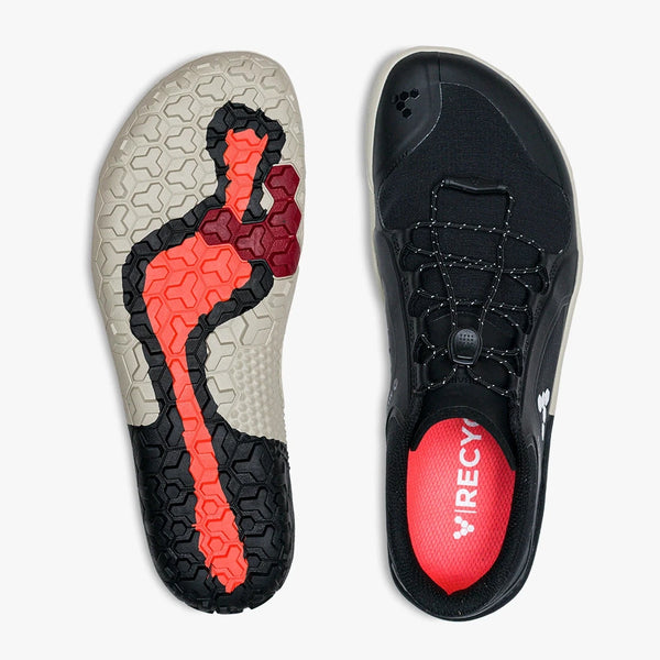 Vivobarefoot Primus Trail III AW Fekete Férfi Barefoot Félcipő