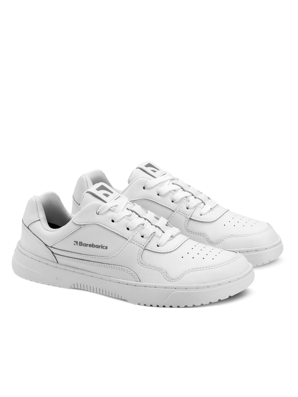 Barebarics Zing - All White barefoot sneaker – 5