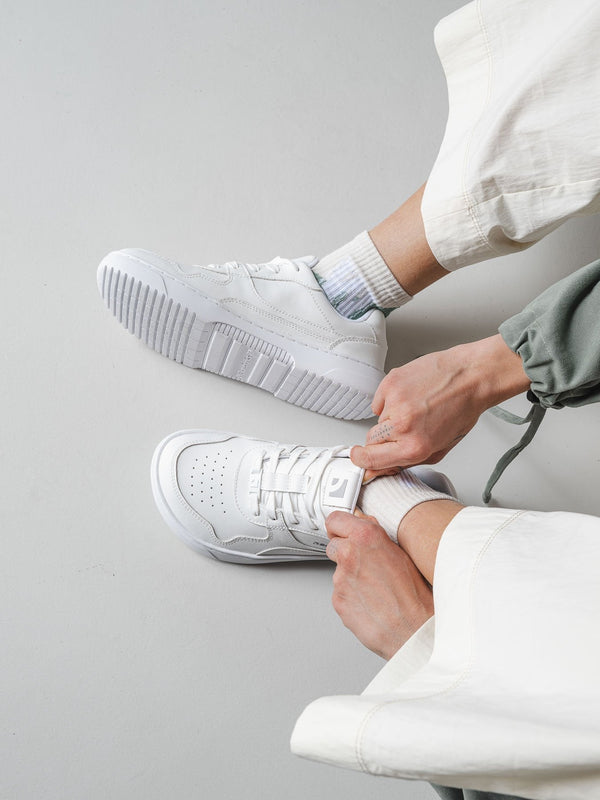 Barebarics Zing - All White barefoot sneaker – 2