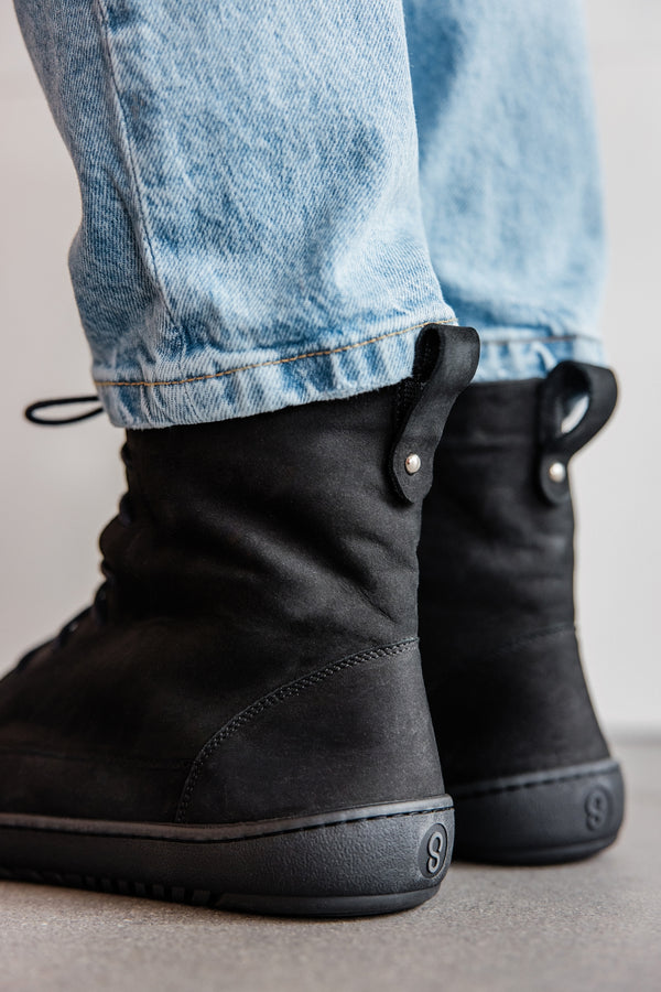 Shapen COZY 2.0 fekete matt barefoot csizma