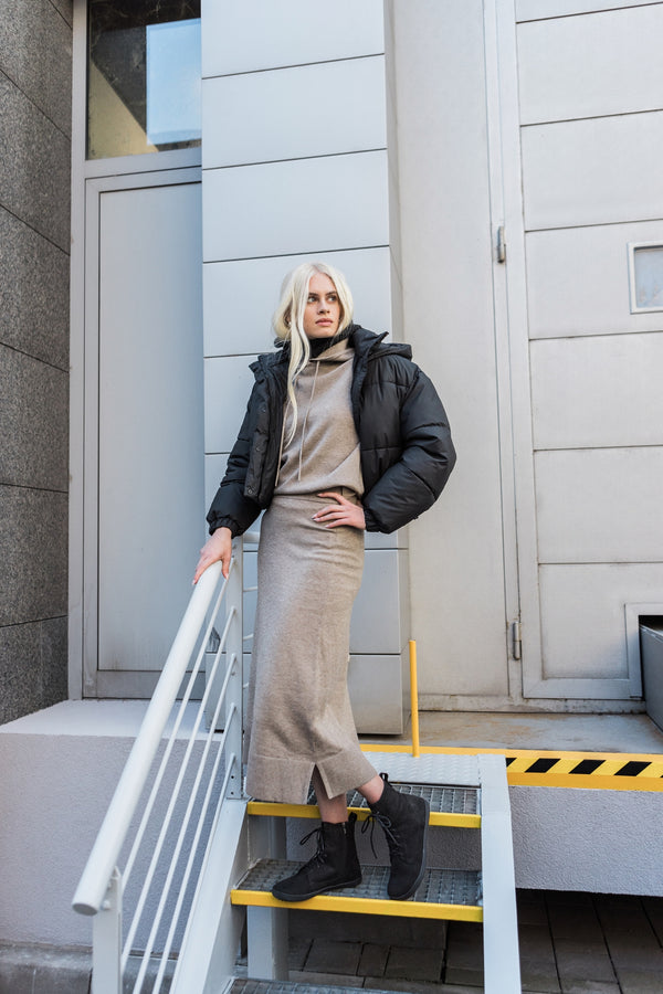 Shapen COZY 2.0 fekete matt barefoot csizma