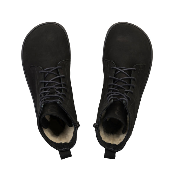 Shapen COZY 2.0 fekete matt barefoot csizma