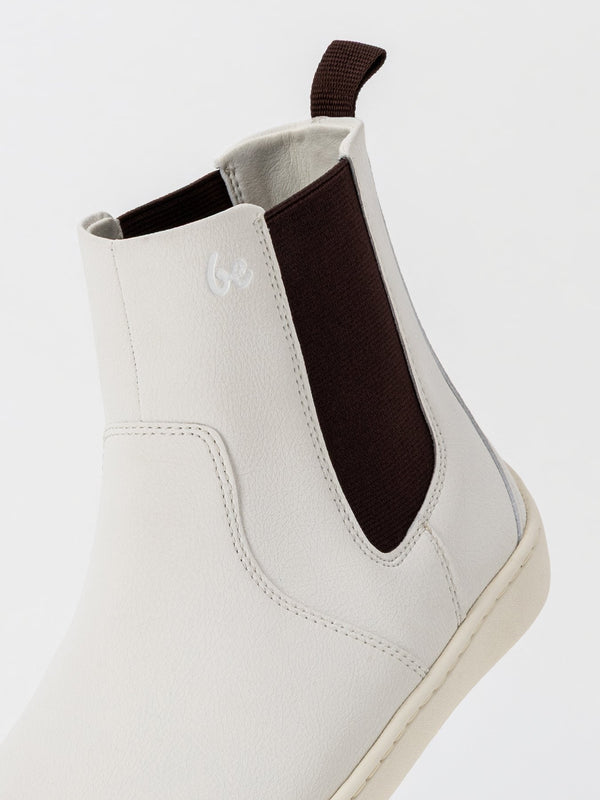 Be Lenka Entice 3.0 Vegan Off-White barefoot Chelsea boots – view 6