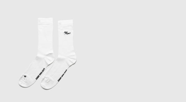 Ohne Project Barefoot White/Black Classic Socks