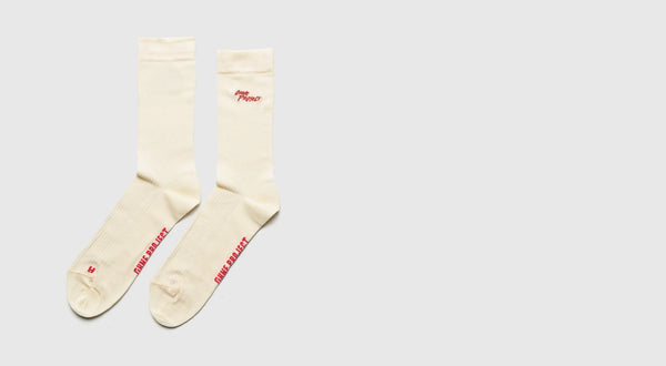 Ohne Project Barefoot Cream/Red Classic Socks