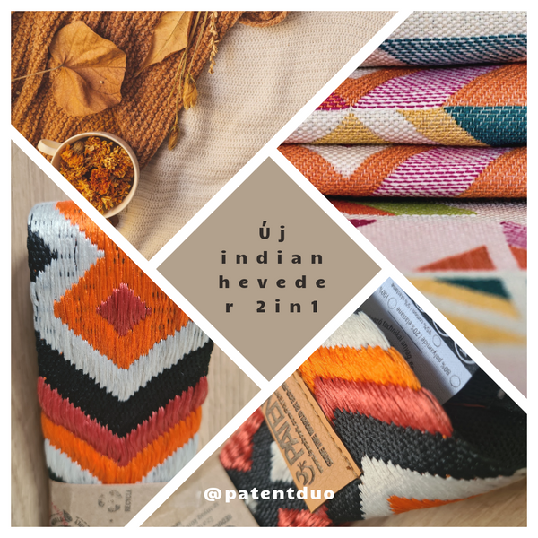 PATENTDUO 2in1 - jóga heveder és matractartó együtt ETHNO INDIAN