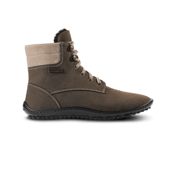 Leguano Icebare Barna Magasszárú Téli Barefoot Csizma