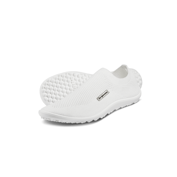 Leguano Scio White Unisex Slip-on Barefoot Shoe