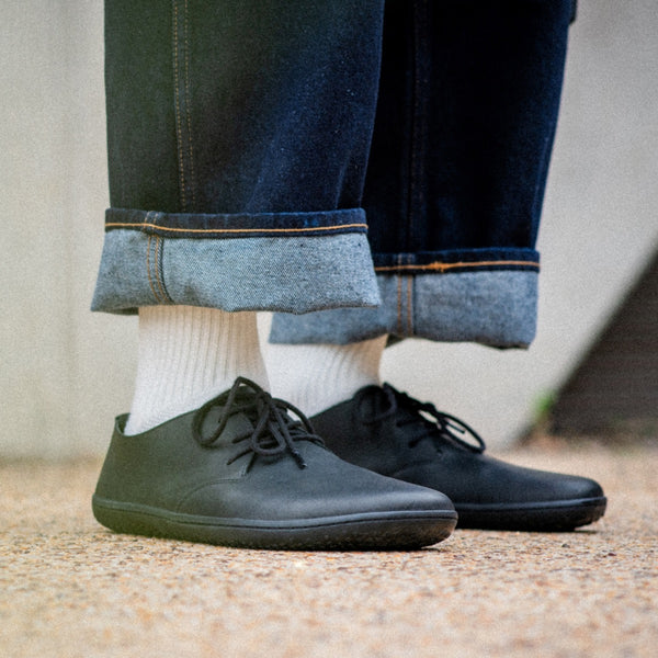Vivobarefoot RA IV Mens Black Barefoot Shoe