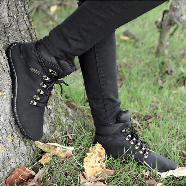 Leguano Husky Fekete Uniszex Téli Magasszárú Cipő