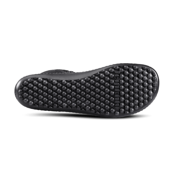 Leguano Kosmo Fekete Magasszárú Téli Mezítlábas Cipő