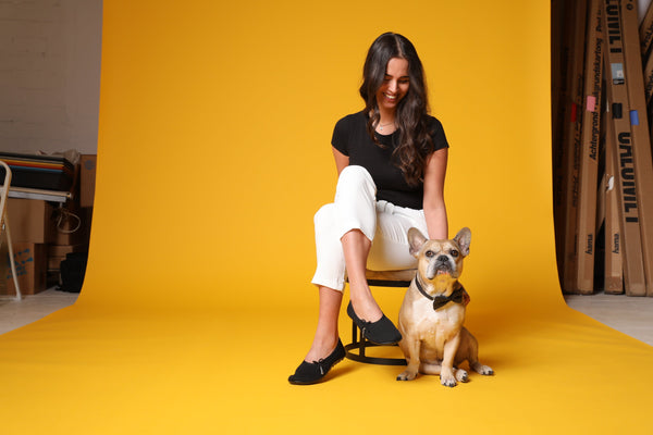 Leguano Lady Loop Fekete Mezítlábas Balerina Cipő