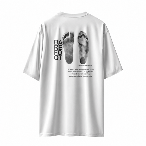 Manimal BRFT T-Shirt – White Barefoot Lifestyle Tee