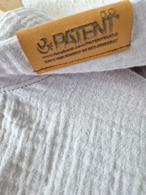 Ikigai organikus pamut kapucnis pulóver - Lenge, lélegző - Fehér