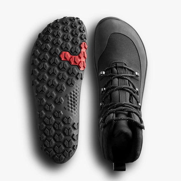 Vivobarefoot Tracker Textile AT Férfi fekete mezítlábas bakancs
