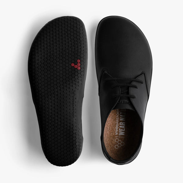 Vivobarefoot RA IV Mens Black Barefoot Shoe