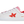 Artra - Sky VEGAN Sneaker - White/Red/Pink