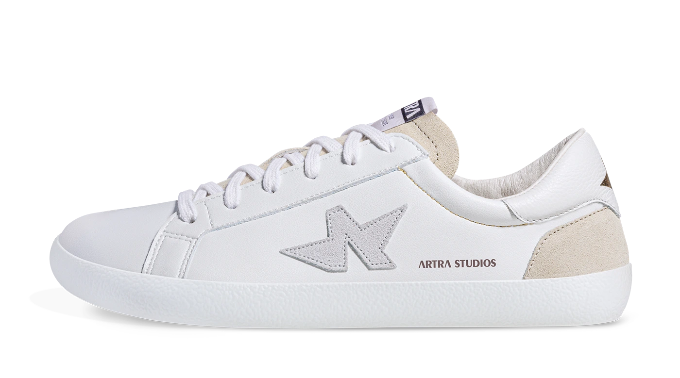 Artra Sun VEGAN White/Light Gray/Beige Sneaker