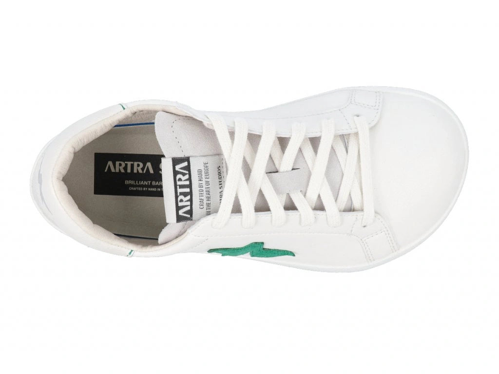 Artra Sun VEGAN White/Green/Light Gray Sneaker