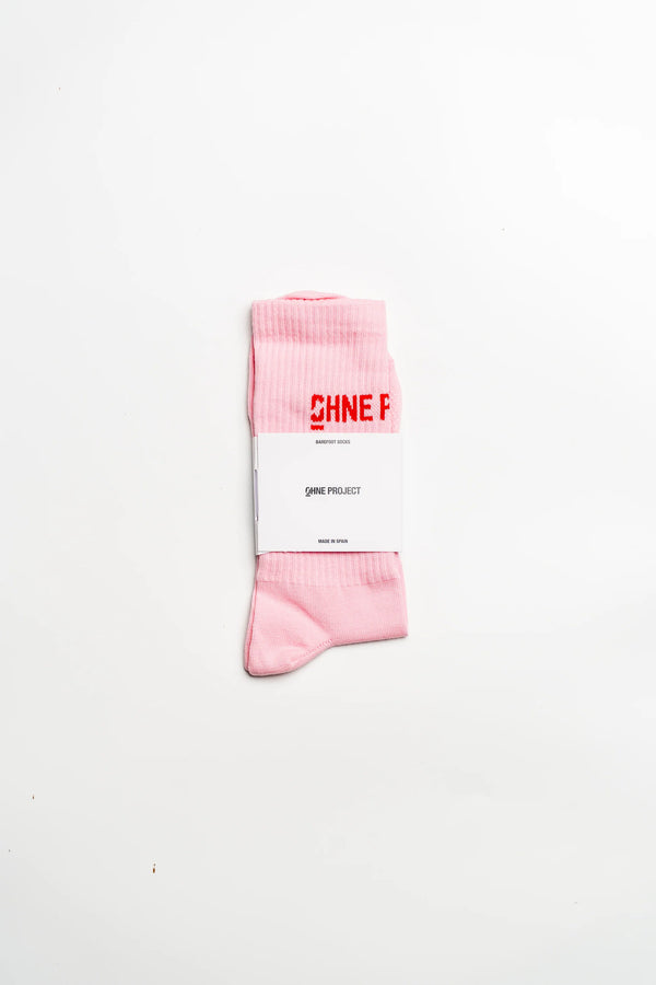 Ohne Project Barefoot Pink/Piros Heritage Zokni