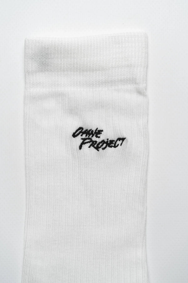 Ohne Project Barefoot White/Black Classic Socks