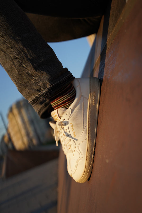 Ohne Project 080 Vintage White Barefoot Sneaker