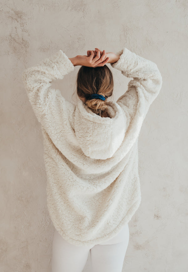 PatentDuo SHERPA pulóver - Krém