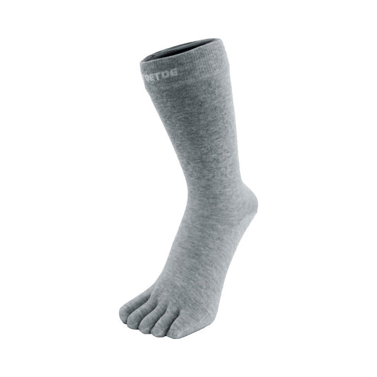 Toe Socks with Silver Gray