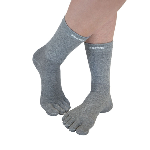 TOETOE® - Toe Socks with Silver - Gray