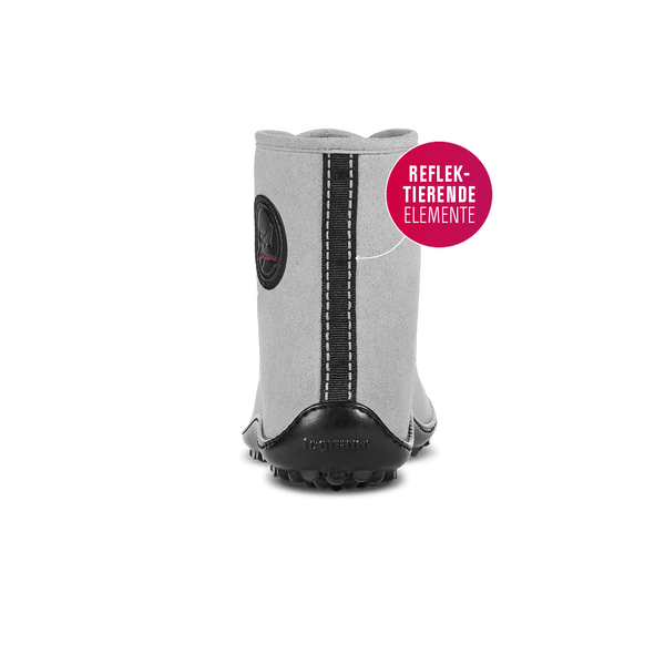 Leguano Chester Light Grey Unisex High Top Barefoot Shoe