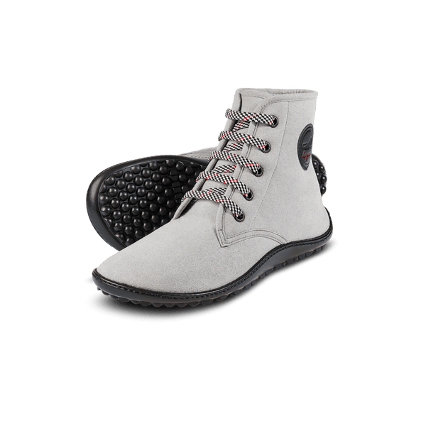 Leguano Chester Light Grey Unisex High Top Barefoot Shoe
