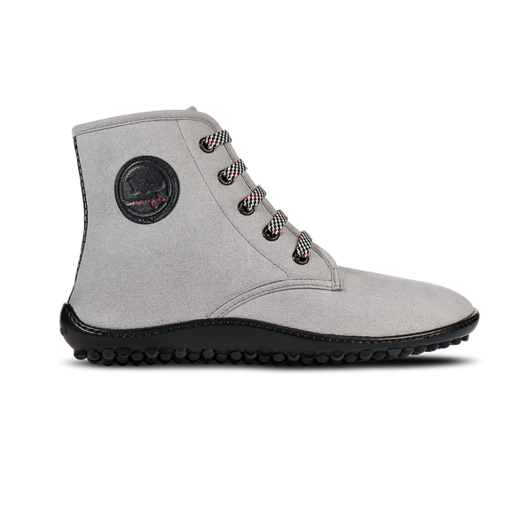 Leguano Chester Light Grey Unisex High Top Barefoot Shoe