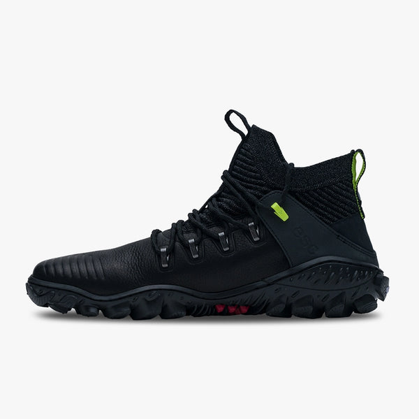 Vivobarefoot - Magna Forest ESC Mens Barefoot Boot - Obsidian/Lime