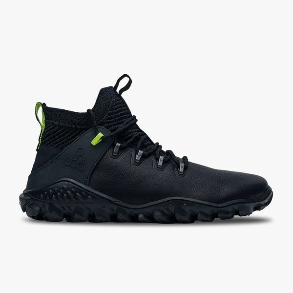 Vivobarefoot - Magna Forest ESC Mens Barefoot Boot - Obsidian/Lime